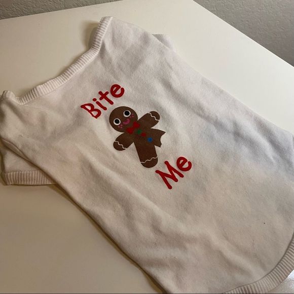 Other - Doggie Gingerbread Man Shirt Sz S